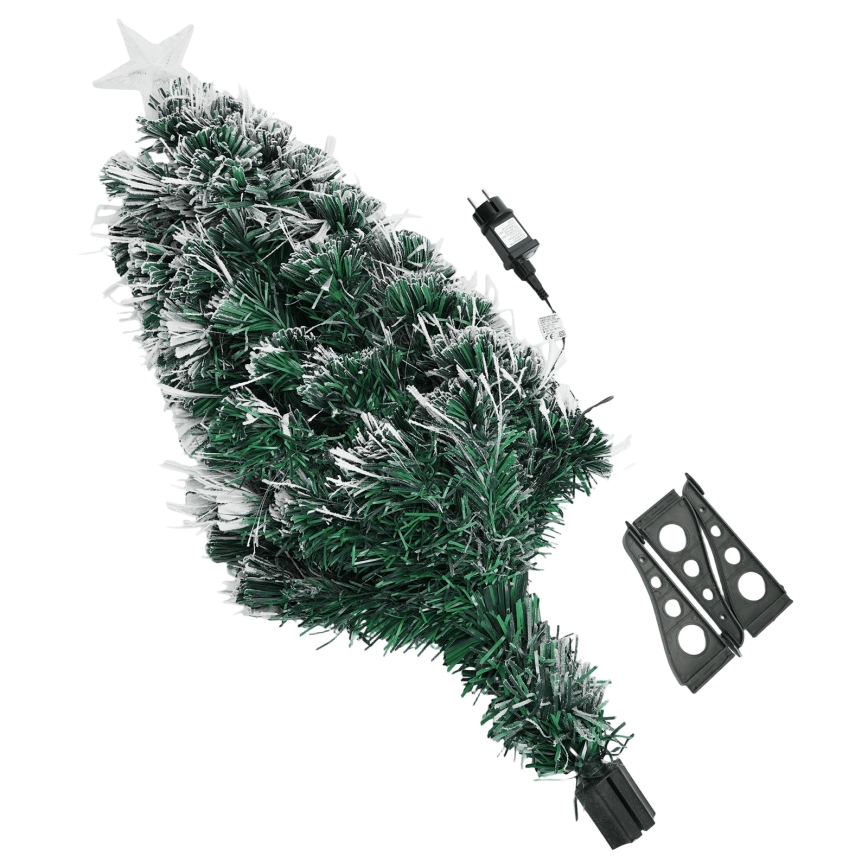 Aigostar - Albero di Natale LED da esterno 85 LED/8 funzioni 0,9 m IP44 multicolore