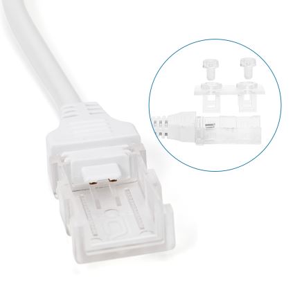 Aigostar - Alimentatore per strisce LED 10 mm, 600W/230V, bianco