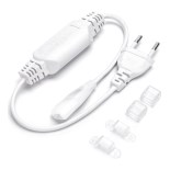 Aigostar - Alimentatore per strisce LED 8 mm 400W/230V Bianco