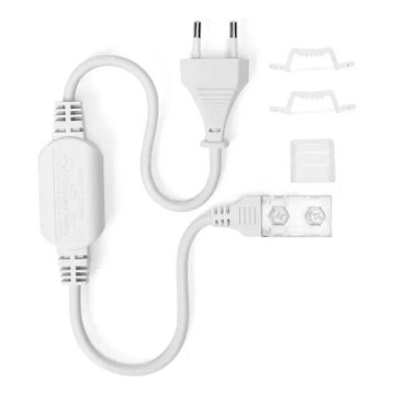 Aigostar - Alimentatore per strisce LED da 8 mm 600W/230V bianco