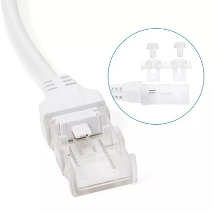 Aigostar - Alimentatore per strisce LED da 8 mm 600W/230V bianco