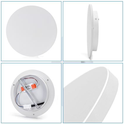 Aigostar - Applique a LED/12W/230V 6500K 25 cm bianca