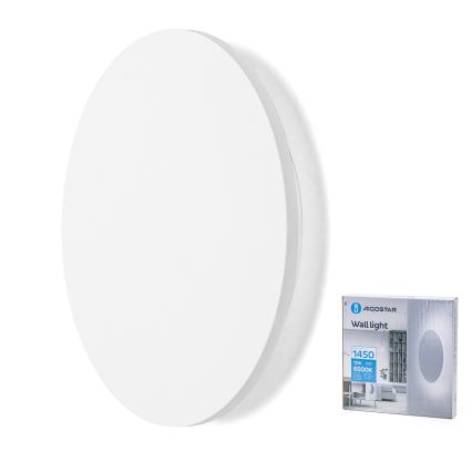 Aigostar - Applique a LED/12W/230V 6500K 25 cm bianca