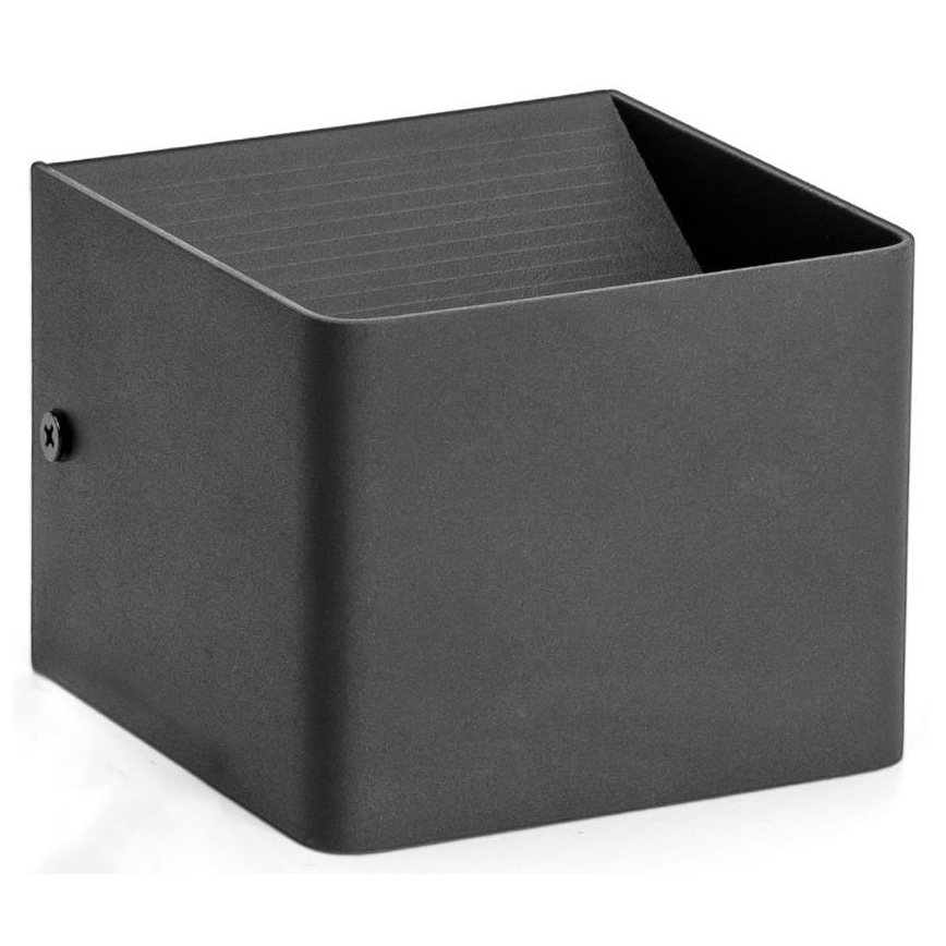 Aigostar - Applique a LED LED/5,5W/230V 10x10 cm nero
