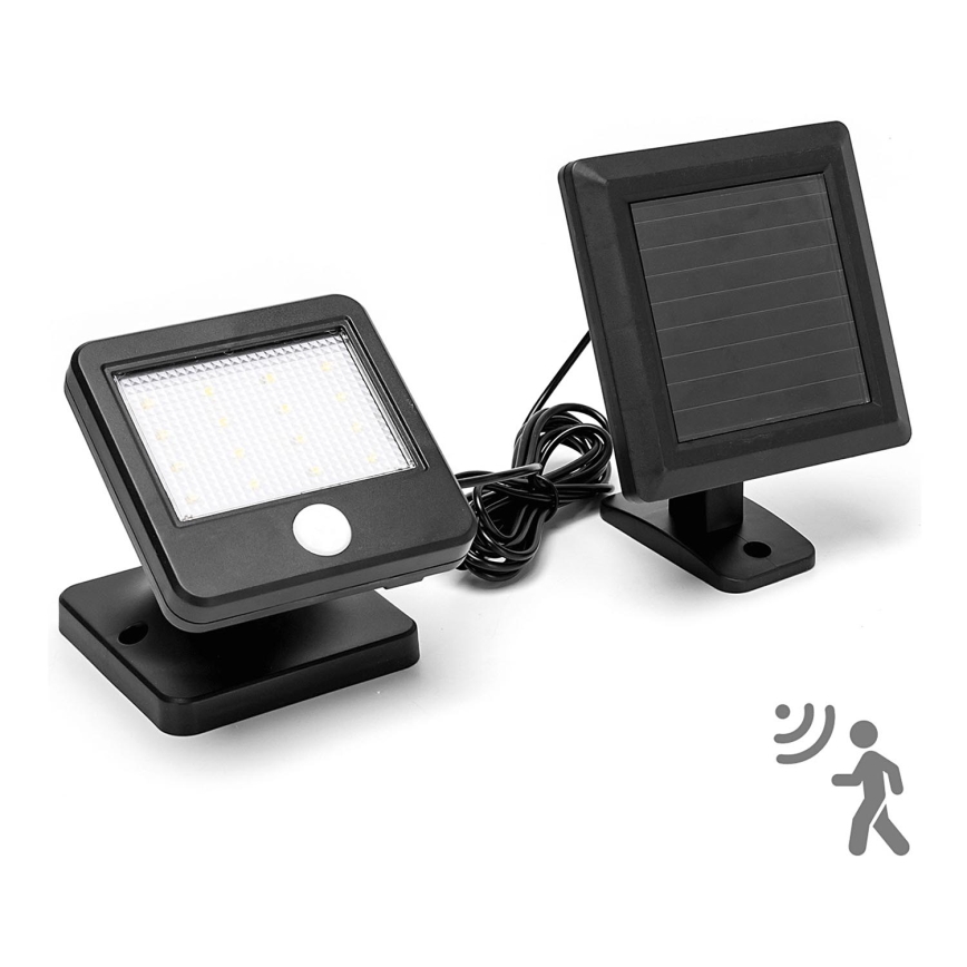 Aigostar - Applique a LED solare con sensore LED/0,64W/3,7V 600 mAh 6500K IP44