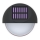 Aigostar - Applique a LED solare LED/1W/1,2V nero 200 mAh 2700K IP44
