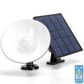 Aigostar - Applique a LED solare LED/3,2V 3000K/4000K/6500K 5000 mAh IP65 + telecomando