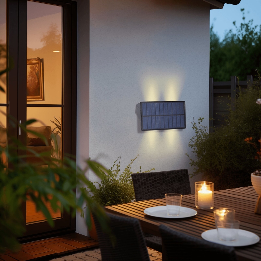 Aigostar - Applique a LED solare LED/4W/5,5V 2700K IP44
