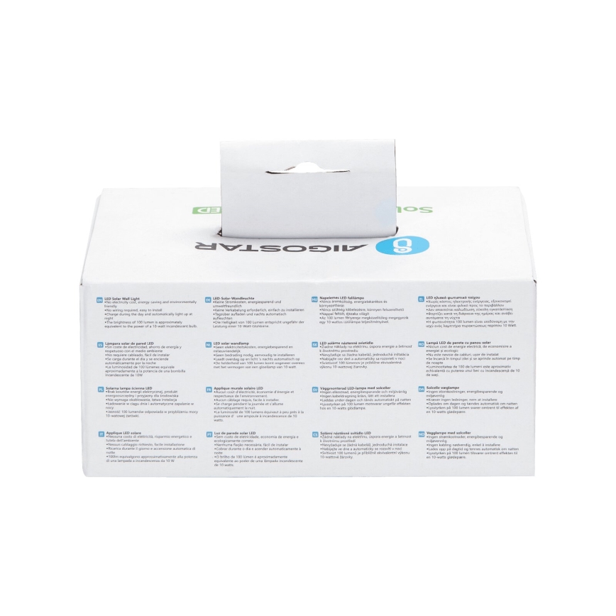 Aigostar - Applique a LED solare LED/4W/5,5V 2700K IP44