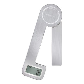 Aigostar - Bilancia da cucina pieghevole 5kg cromo opaco