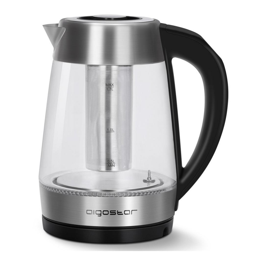 Aigostar - Bollitore con filtro 1,7 l 2200W/230V