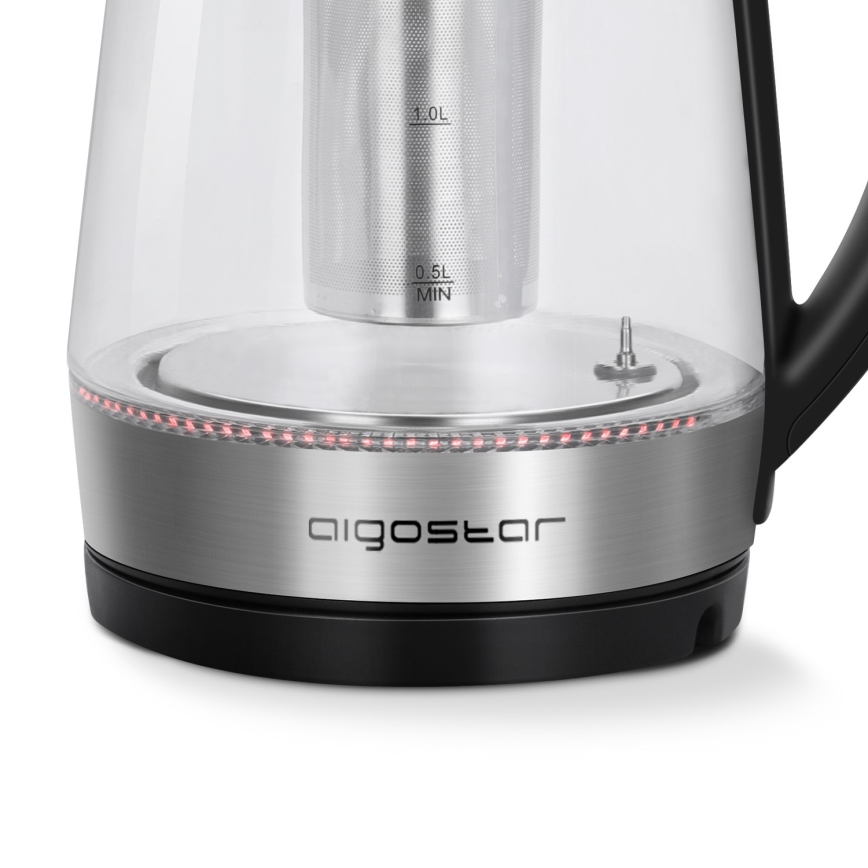Aigostar - Bollitore con filtro 1,7 l 2200W/230V