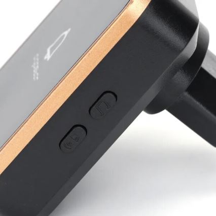 Aigostar - Campanello con presa wireless 230V nero
