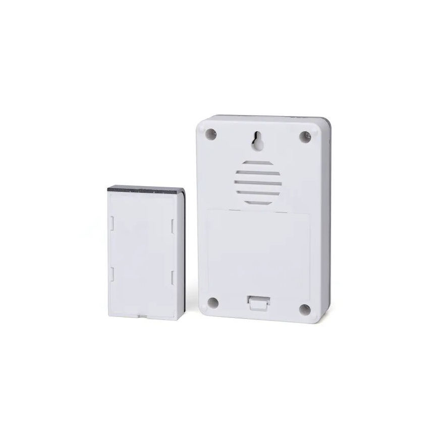 Aigostar - Campanello wireless 3xAA/12V IP44 bianco/argento
