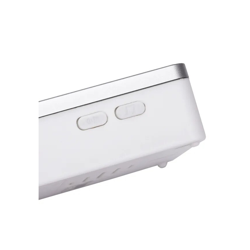 Aigostar - Campanello wireless 3xAA/12V IP44 bianco/argento