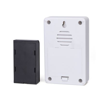 Aigostar - Campanello wireless 3xAA/12V IP44 nero/bianco