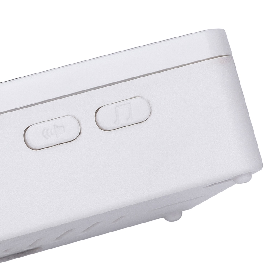 Aigostar - Campanello wireless 3xAA/12V IP44 nero/bianco