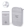 Aigostar - Campanello wireless con spina integrata 230V/12V IP44 argento