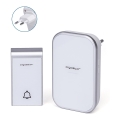 Aigostar - Campanello wireless con spina integrata 230V/12V IP44 bianco