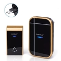Aigostar - Campanello wireless con spina integrata 230V/12V IP44 nero