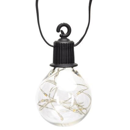 Aigostar - LED catena luminosa decorativa per esterni 160xLED 10m IP44 bianco freddo