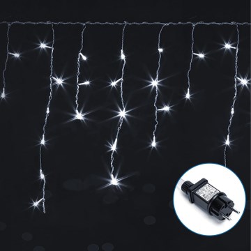 Aigostar - Catena decorativa da esterno LED 75xLED/6W/230V 15x0,6m IP44 bianco freddo