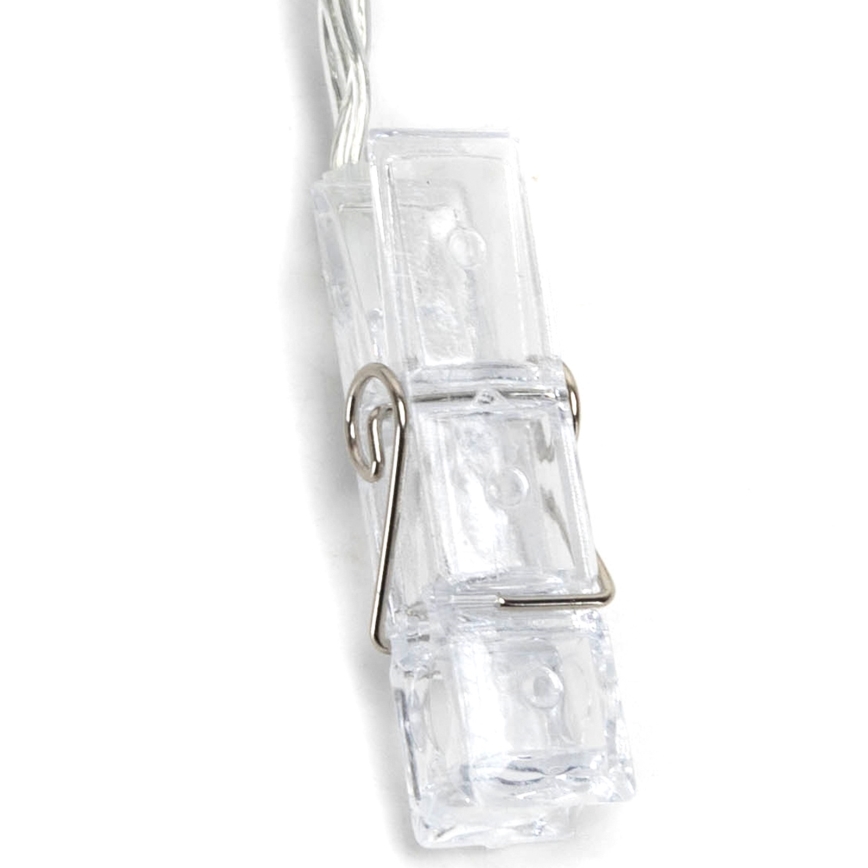 Aigostar - Catena decorativa LED 20xLED/5W/USB 6 m bianco caldo