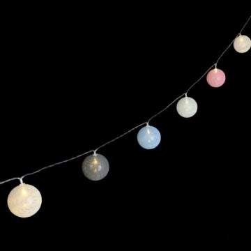 Aigostar - Catena di luci LED natalizia 10xLED/3xAA, 2 m, bianco caldo