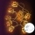 Aigostar - Catena di Natale a LED 20xLED/3xAA 3m bianco caldo guanti