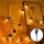 Aigostar - Catena di Natale solare a LED 20xLED/11,5m IP65 1200 mAh bianco caldo