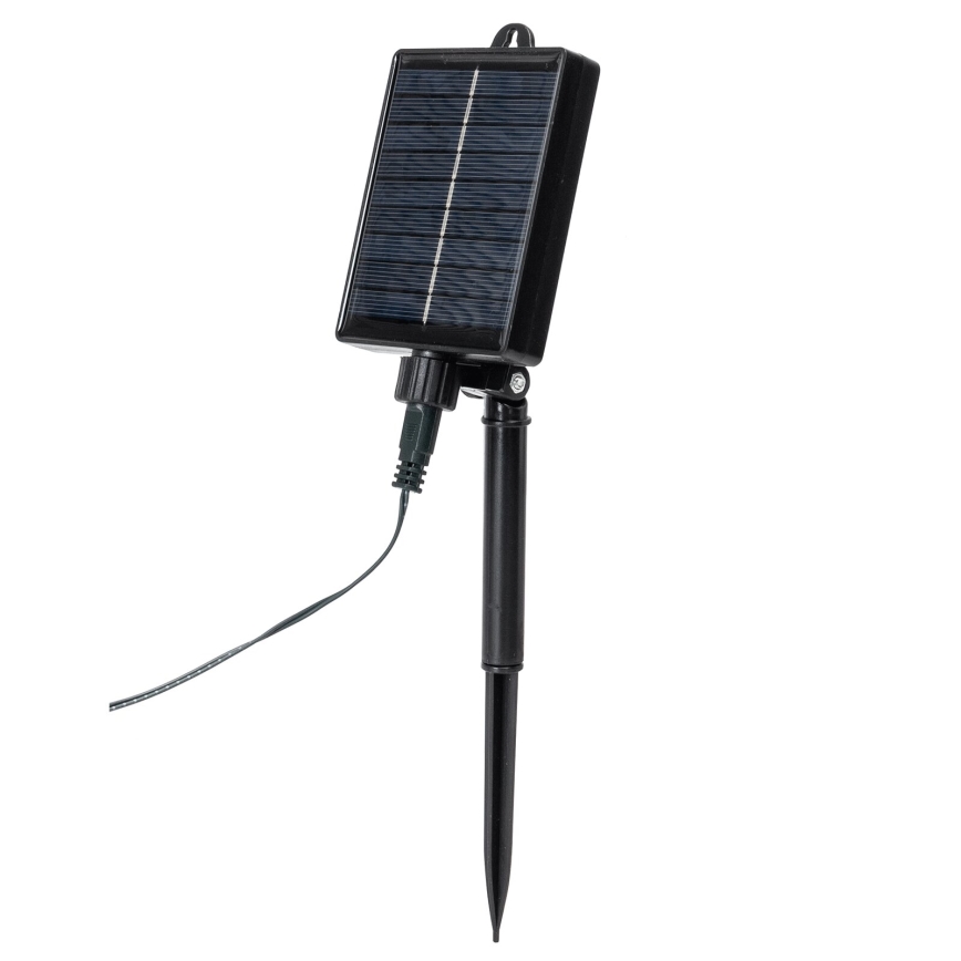 Aigostar - Catena di Natale solare a LED 20xLED/8 funzioni 11,5m IP65 bianco caldo