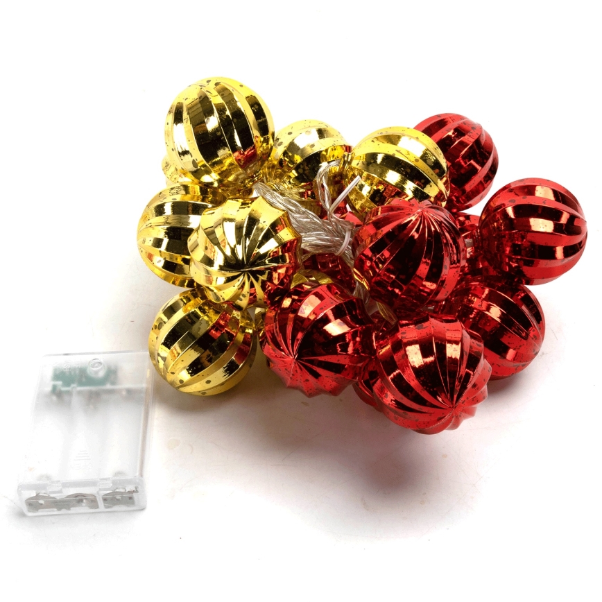 Aigostar - Catena luminosa LED 20xLED/3xAA 2 m bianco caldo