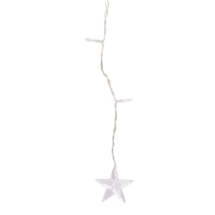 Aigostar - Catena luminosa a LED per esterni, 168 LED, 8 modalità, 3 x 1,5 m, IP44, bianco caldo a forma di stelle