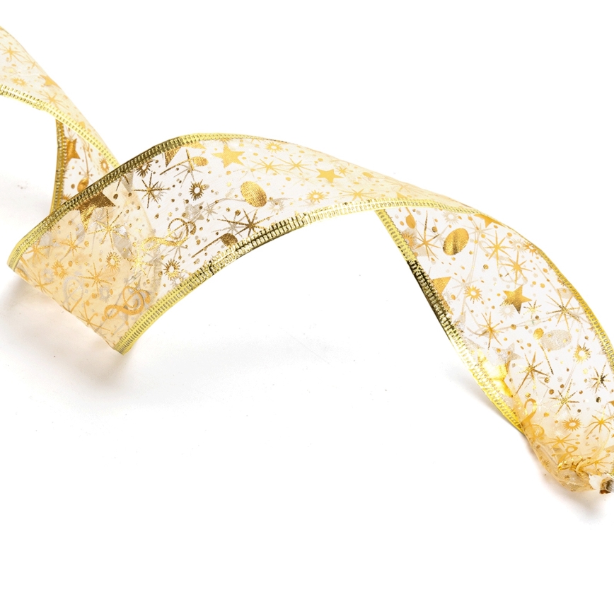 Aigostar - Catena luminosa natalizia a LED 100xLED/3xAA 10 m, luce bianca calda, filo dorato
