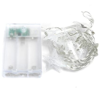 Aigostar - Catena LED di Natale 20xLED/3xAA 3,3m stelle