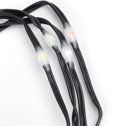 Aigostar - Catena luminosa natalizia LED da esterno 150xLED/8 funzioni 3xAA 15,3m IP44 multicolore