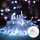 Aigostar - Catena LED natalizia da esterno 100xLED/8 funzioni/3xAA 10,3m IP44 bianco freddo
