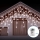 Aigostar - Catena LED natalizia da esterno 100xLED/8 funzioni/3xAA 8x0,6m IP44 bianco freddo