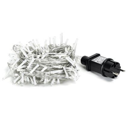 Aigostar - Catena LED natalizia da esterno 150xLED/8 funzioni 18m IP44 bianco caldo