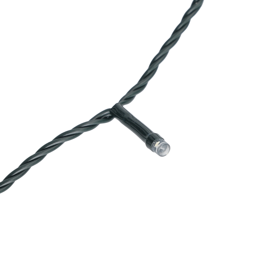 Aigostar - Catena LED natalizia da esterno 200xLED/8 funzioni 13m IP44 bianco freddo