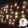 Aigostar - Catena LED natalizia da esterno 200xLED/8 funzioni 13x0,4m IP44 bianco caldo