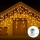 Aigostar - Catena LED natalizia da esterno 200xLED/8 funzioni 13x0,6m IP44 bianco caldo