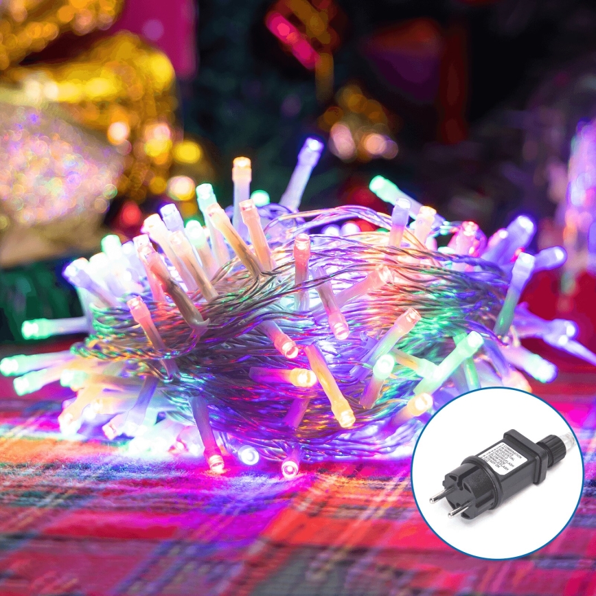 Aigostar - Catena LED natalizia da esterno 200xLED/8 funzioni 23m IP44 multicolore