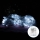 Aigostar - Catena LED natalizia da esterno 200xLED/8 funzioni/3xAA 6x1,5m IP44 bianco freddo
