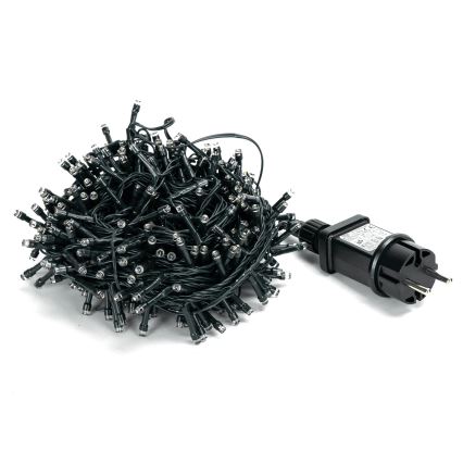 Aigostar - Catena LED natalizia da esterno 300xLED/8 funzioni 18m IP44 bianco caldo