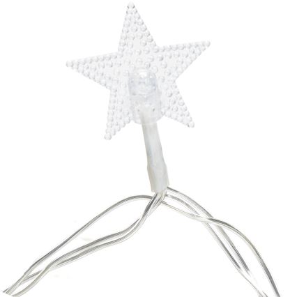 Aigostar - Catena LED natalizia da esterno 50xLED/8 funzioni 8m IP44 bianco caldo