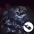 Aigostar - Catena LED natalizia da esterno 600xLED/8 funzioni 18m IP44 bianco freddo