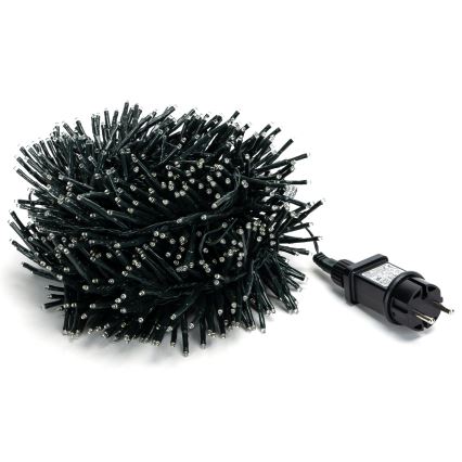 Aigostar - Catena LED natalizia da esterno 600xLED/8 funzioni 18m IP44 bianco freddo