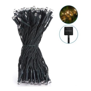 Aigostar - Catena LED solare 100xLED/12m 300 mAh IP65 bianco caldo