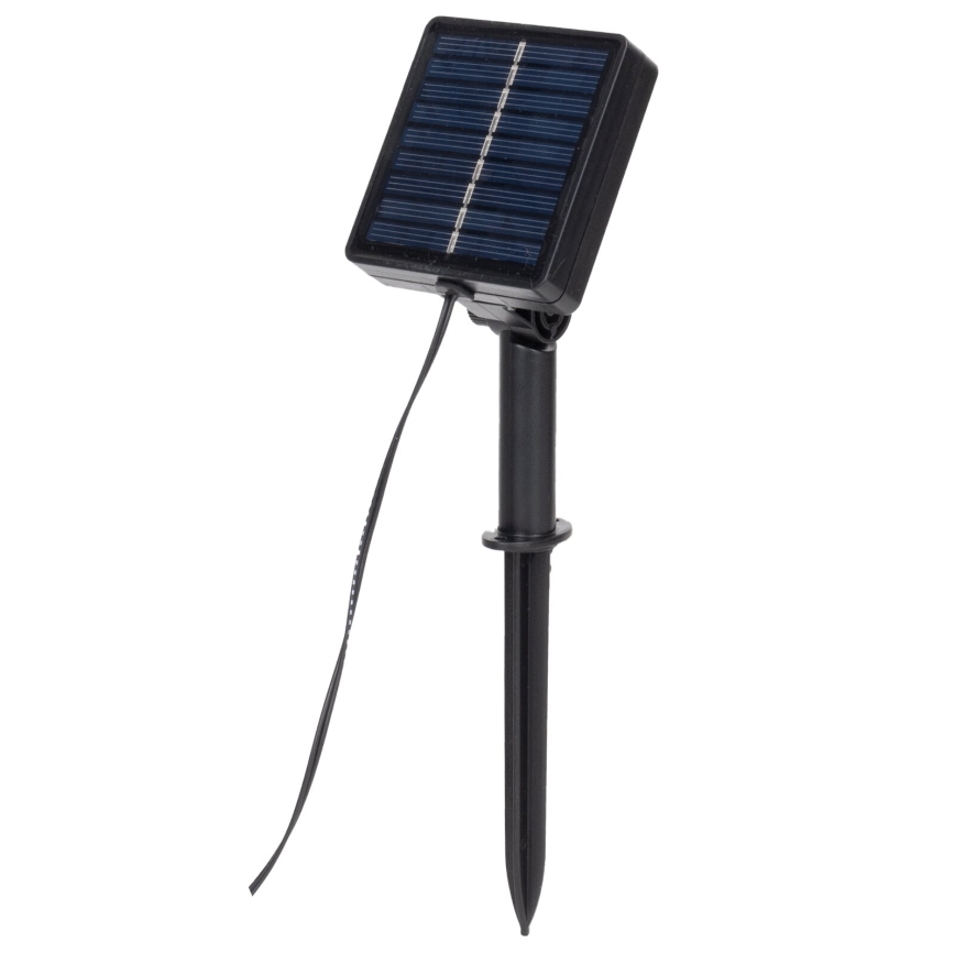Aigostar - Catena LED solare 100xLED/12m IP65 bianco caldo eucalipto
